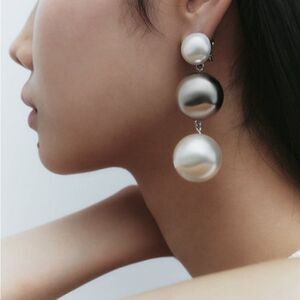 New! Zara Sphere Drop Earrings